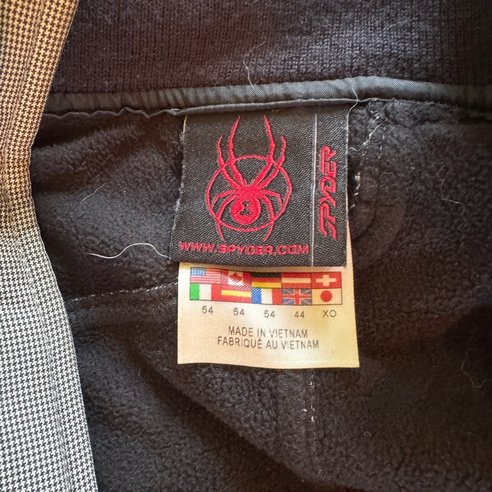 Spyder Gray/Silver Performance Jacket With Black … - image 4